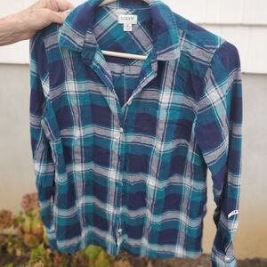 J.Crew Flannel tshirt